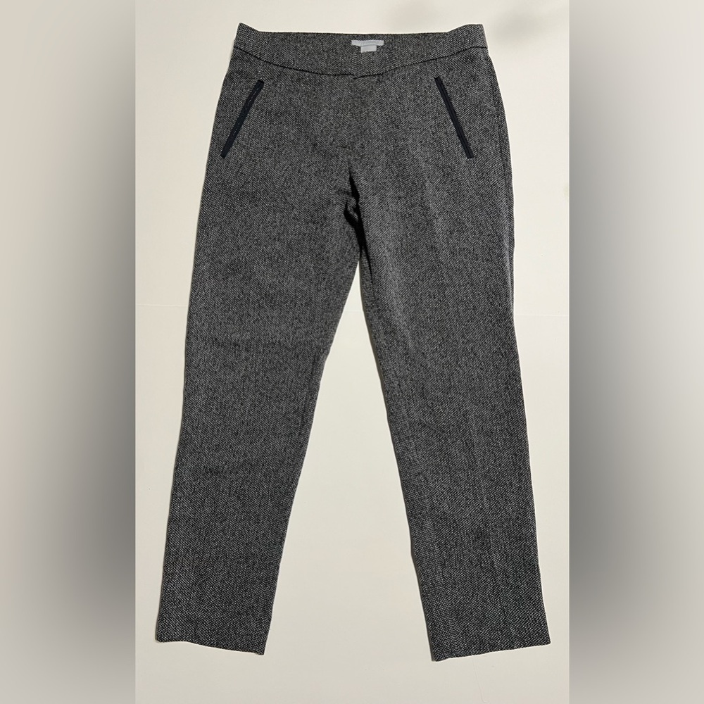 H&M Gray Straight Leg Tailored Pants Size 6 Office Workwear Corpcore LAST CHANCE